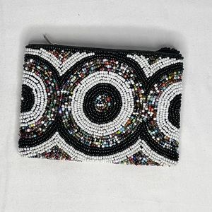 Beaded Wallet/ Coin purse